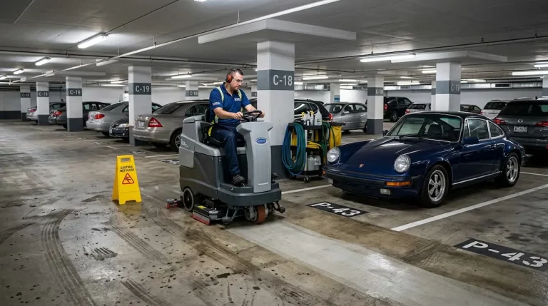 Claves para una limpieza de parkings y garajes profesional y duradera