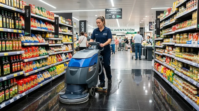 limpieza de supermercados en Madrid