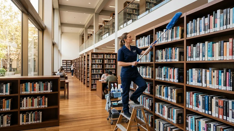 limpieza profesional bibliotecas madrid