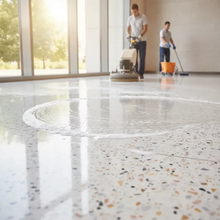 Limpieza de suelos de terrazo: Guía para un brillo duradero